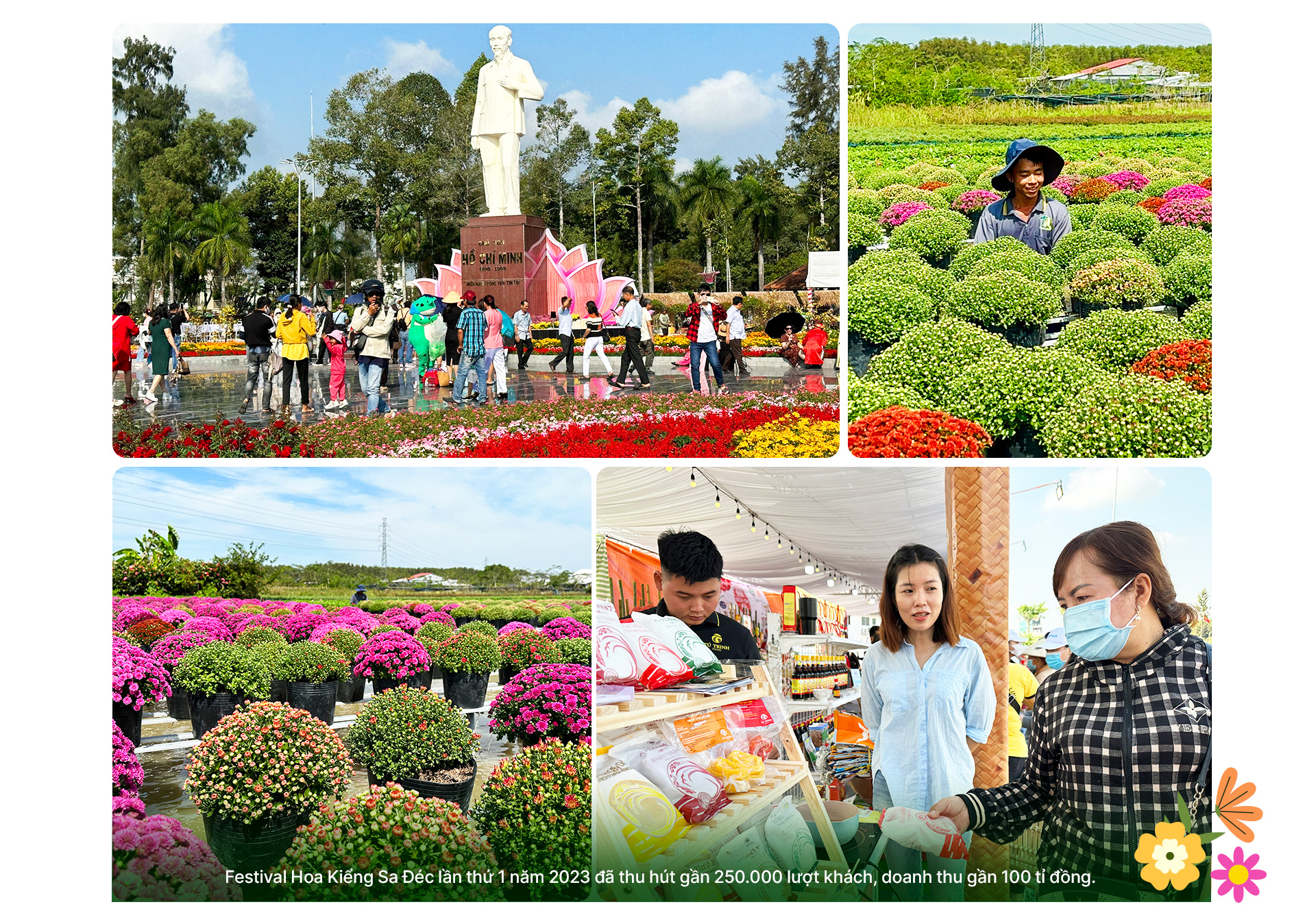 Festival Hoa kiểng Sa Đéc lần thứ 2: Sắc hoa ngày mới - Ảnh 3. Festival Hoa kiểng Sa Đéc lần thứ 2: Sắc hoa ngày mới - Ảnh 3.