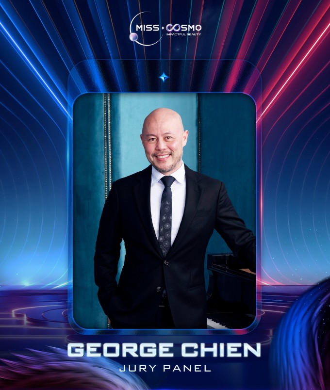 Dàn giám khảo đình đám chấm Miss Cosmo 2025 5 George Chien trở lại ghế giám khảo lần hai.
