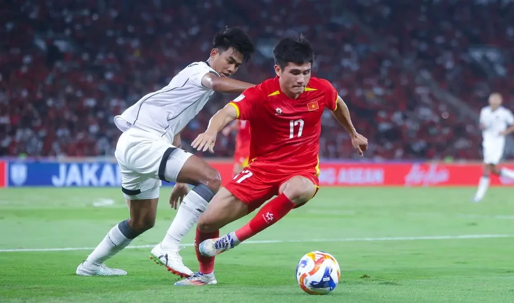 Nhà đương kim vô địch U-23 Đông Nam Á sắp sửa chạm trán Thái Lan ở chung kết SEA Games 33. Ảnh: CCT. soc-voi-ti-so-chung-ket-bong-da-nam-sea-games-thai-lan-viet-nam-4-1 (2).jpg