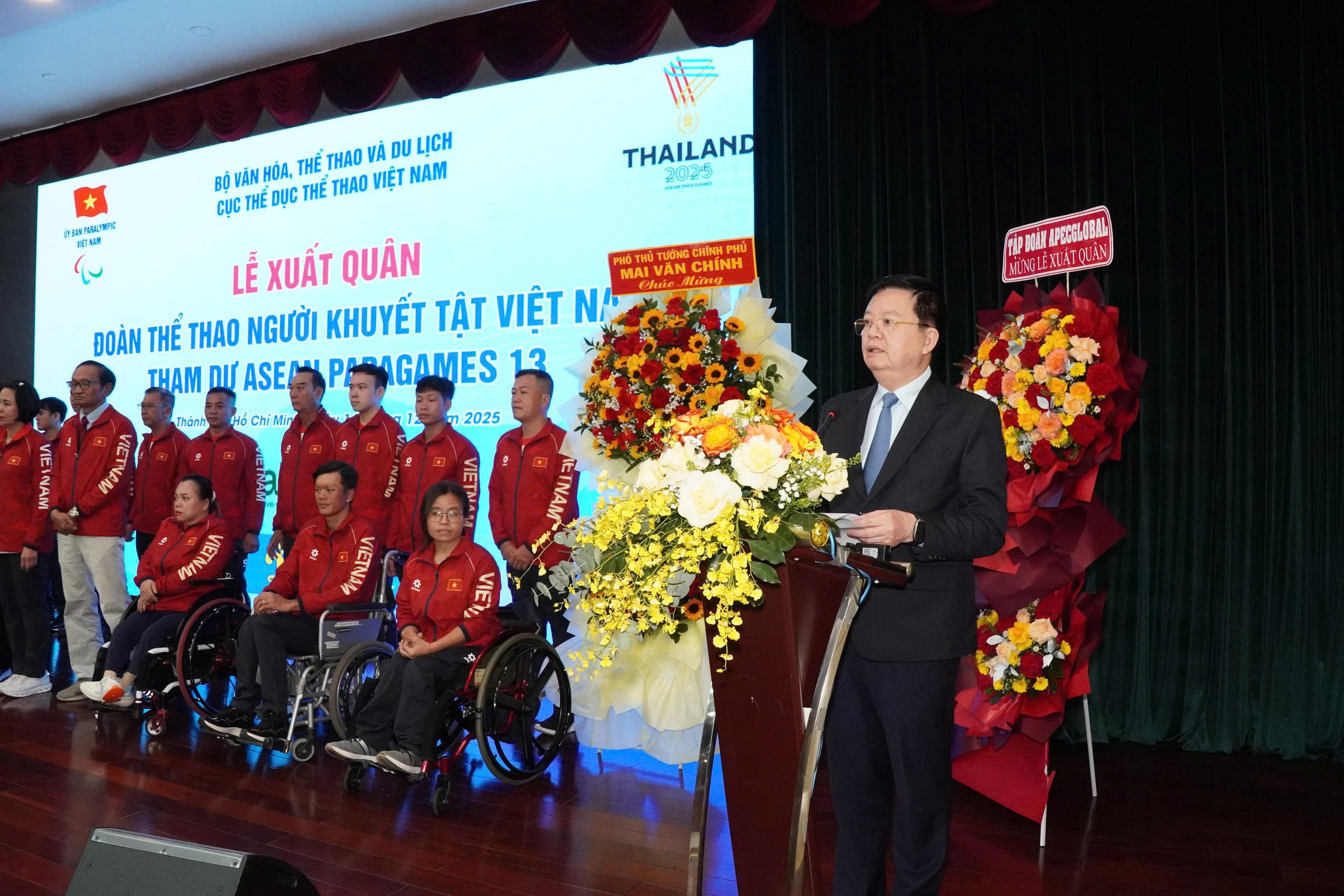Đoàn thể thao người khuyết tật Việt Nam xuất quân dự ASEAN Paragames 13 - Ảnh 3.