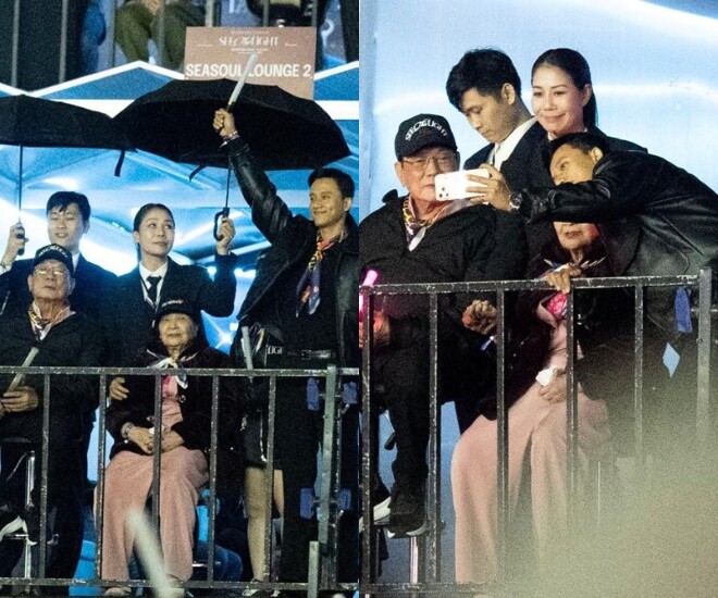 Mai Tài Phến ngồi kế bố mẹ Mỹ Tâm ở concert, suốt 8 năm đồng hành trong âm thầm 3 Mai Tài Phến vui vẻ chụp hình cùng bố mẹ của Mỹ Tâm tại đêm nhạc. (Ảnh: Đi soi sao đi).