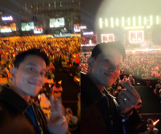 Mai Tài Phến ngồi kế bố mẹ Mỹ Tâm ở concert, suốt 8 năm đồng hành trong âm thầm 5 Mai Tài Phến chia sẻ hình ảnh ủng hộ cho Mỹ Tâm.