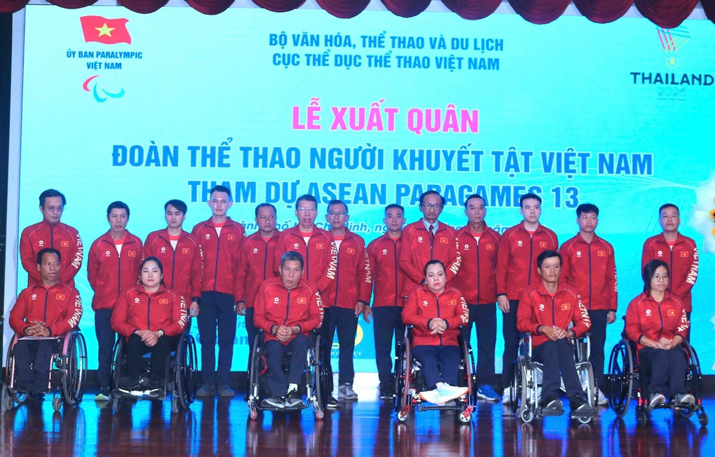Đoàn thể thao Việt Nam quyết tâm chinh phục ASEAN Para Games 13 - 2