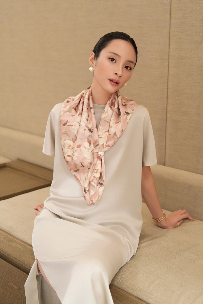 Váy suông hack dáng, lại sang trọng và đậm chất nữ tính, dịu dàng- Ảnh 9.