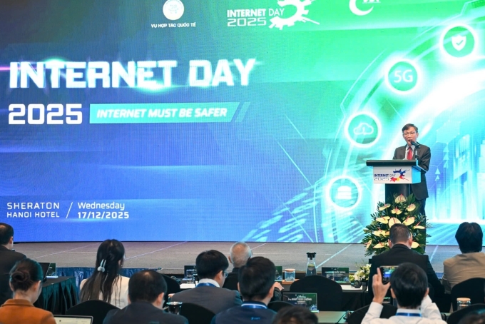 Chủ tịch Hiệp hội Internet Việt Nam Vũ Hoàng Liên. Ảnh: Minh Sơn