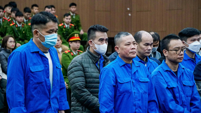 Trong số 28 bị cáo có 10 người nguyên là lãnh đạo, thẩm phán, công chức TAND cấp cao tại Đà Nẵng và TAND địa phương. Ảnh: Danh Lam