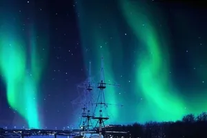 Chùm ảnh: Cực quang ngoạn mục xuất hiện tại Nga