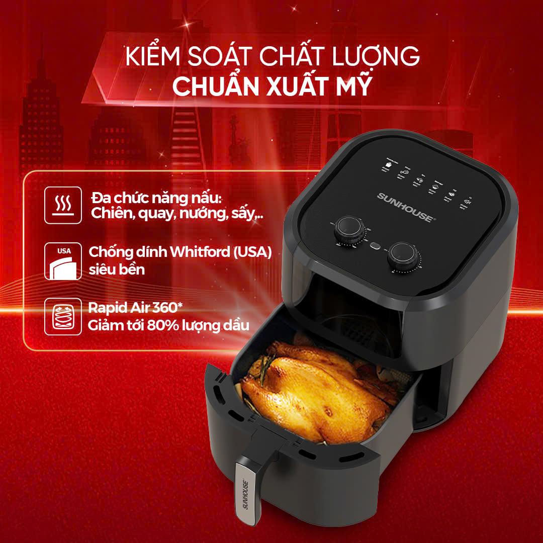 Tiên phong công nghệ vì sức khỏe: Nồi chiên không dầu SUNHOUSE đạt Top “Hàng Việt Nam được người tiêu dùng yêu thích 2025”- Ảnh 3. Tiên phong công nghệ vì sức khỏe: Nồi chiên không dầu SUNHOUSE đạt Top “Hàng Việt Nam được người tiêu dùng yêu thích 2025”- Ảnh 3.