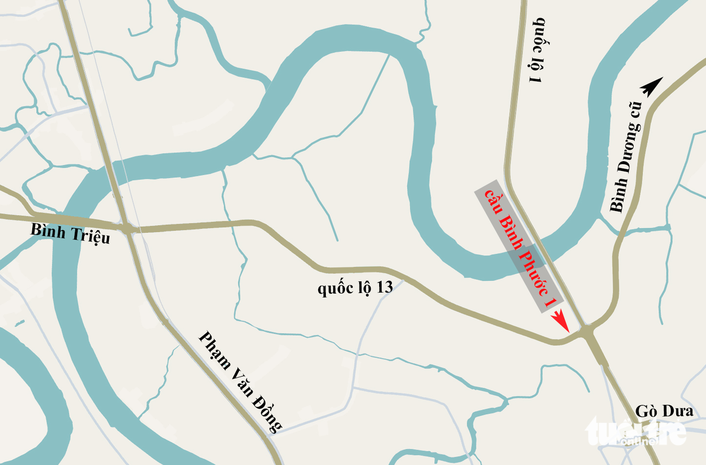 Xem cảnh 10 xe tải lớn 'thử sức' cầu Bình Phước 1 sau khi nâng cao thêm 10 cầu Bình Phước 1 - Ảnh 13.