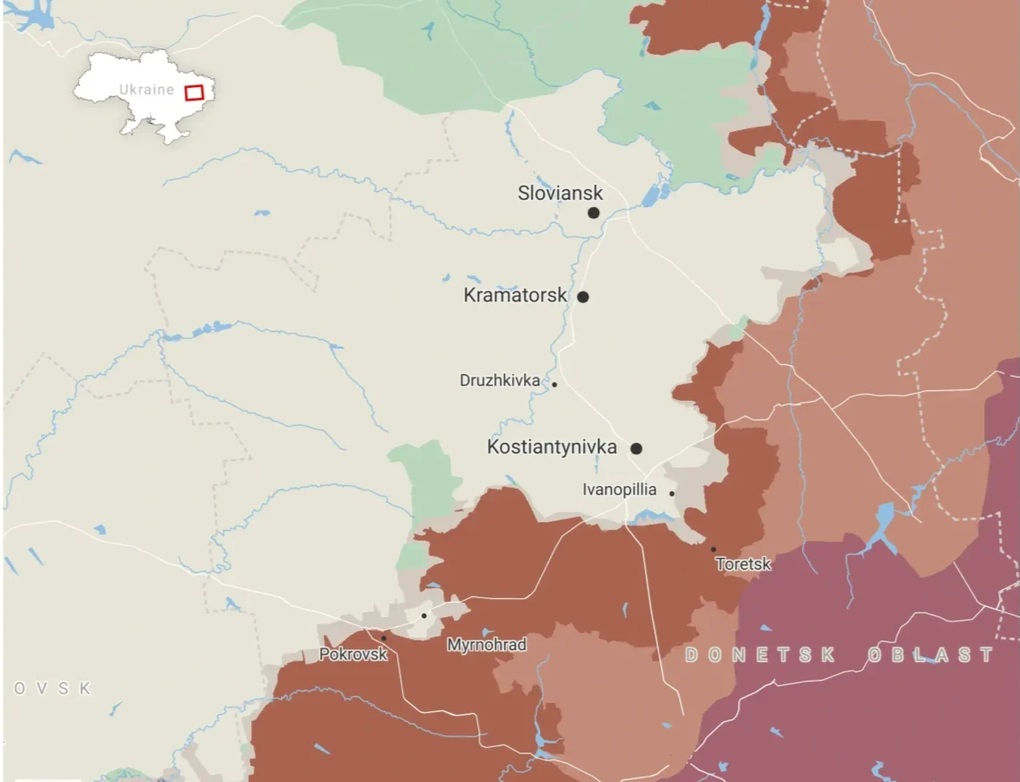 Mắt xích then chốt trấn giữ vành đai pháo đài của Ukraine rung lắc mạnh - 2