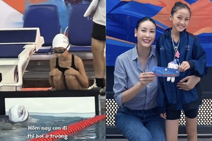 Ái nữ duy nhất nhà Hà Kiều Anh cao ngang vai mẹ, nhan sắc như "tiểu thư hào môn", mong nối nghiệp kinh doanh của gia đình 6 Nhóc tì đạt thành tích cao trong cuộc thi ở trường.