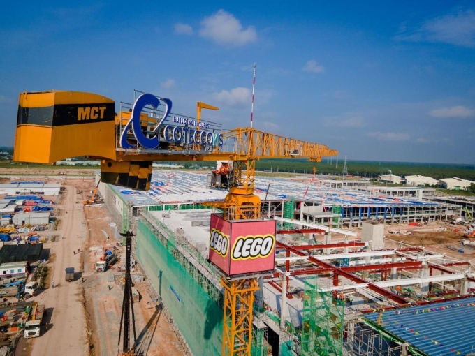 Doanh nghiệp thu hút các đối tác FDI như LEGO, Pandora, Suntory PepsiCo... Ảnh: Coteccons
