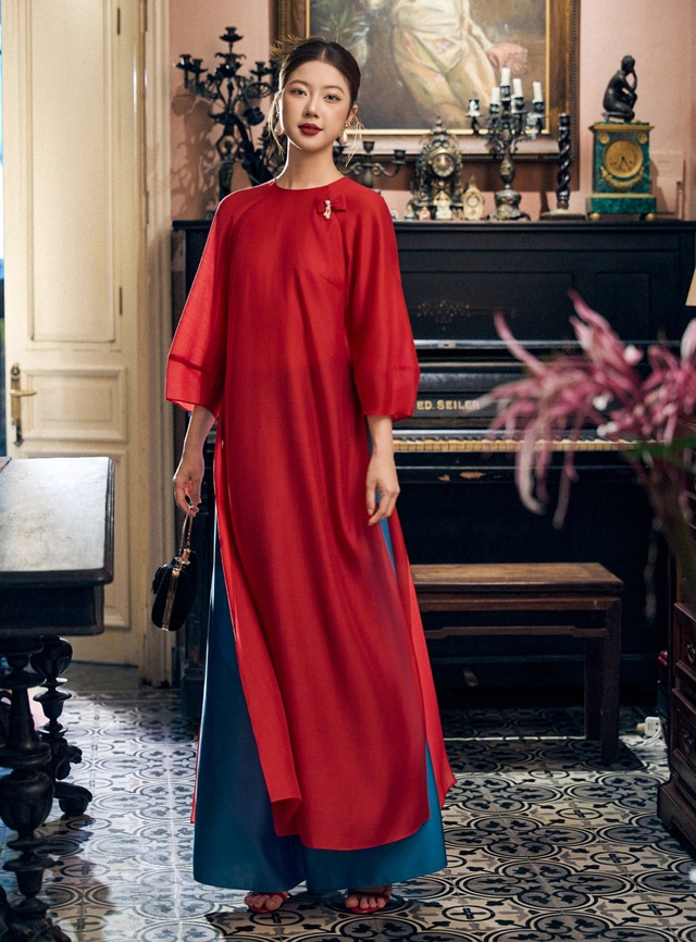 Áo dài cách tân là phong cách của phụ nữ hiện đại 8 Áo dài cách tân là phong cách của phụ nữ hiện đại - Ảnh 8.
