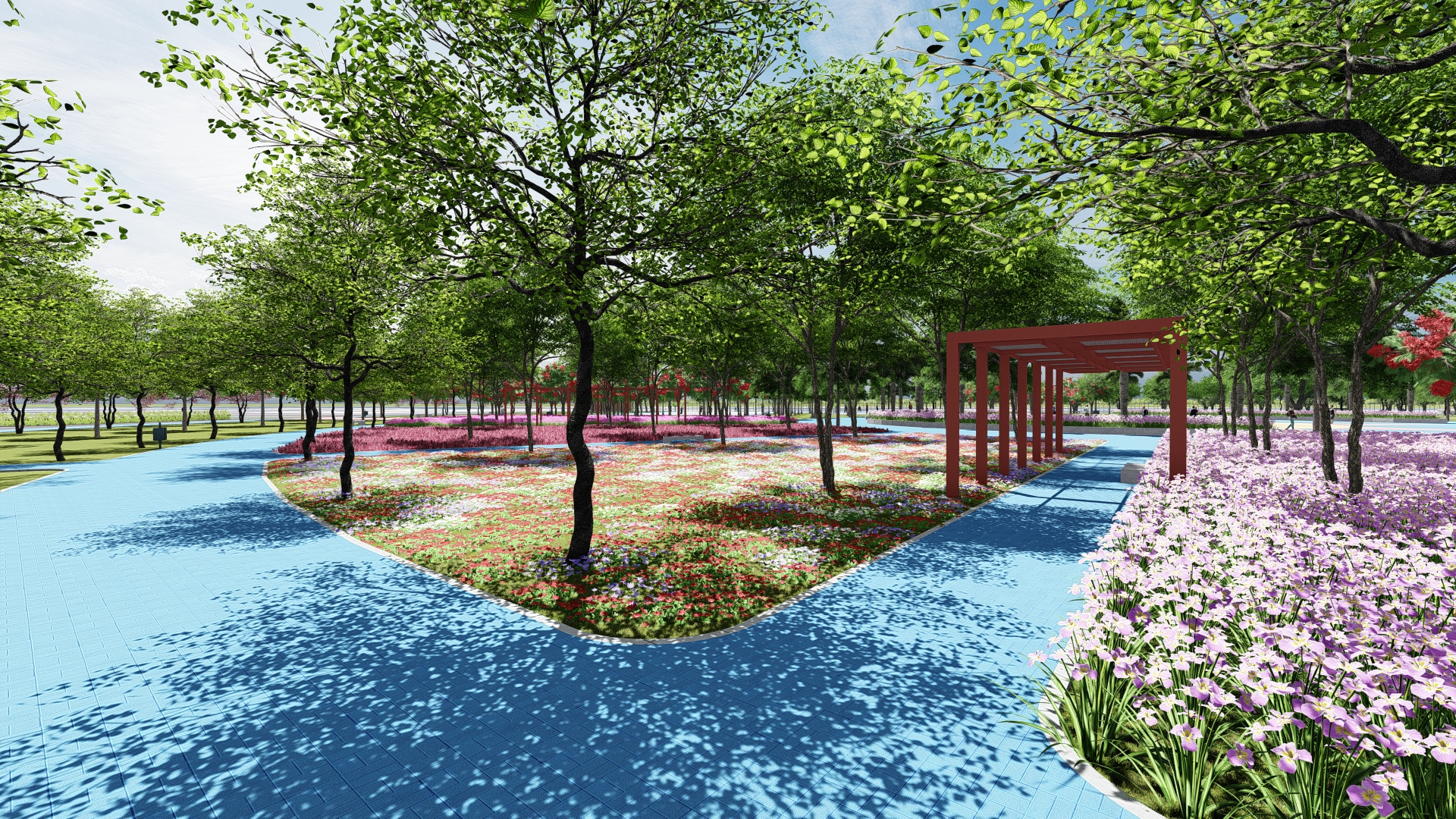 Khởi công công viên 54 tỉ đồng tại phường An Phú Đông, TP.HCM 4 công viên - Ảnh 4.