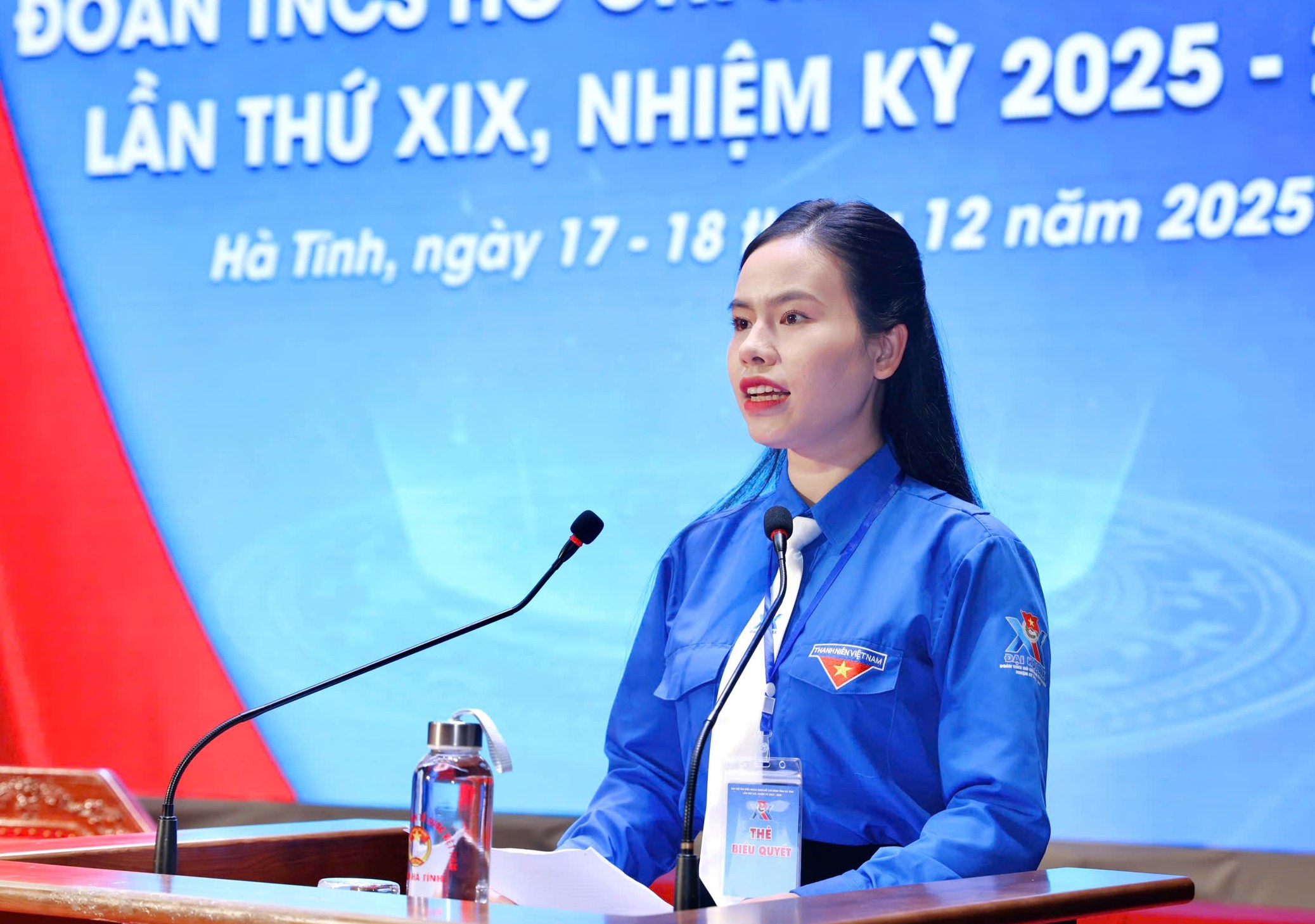 220 đại biểu dự Đại hội Đoàn TNCS Hồ Chí Minh tỉnh Hà Tĩnh 2 đại hội đoàn - Ảnh 2.