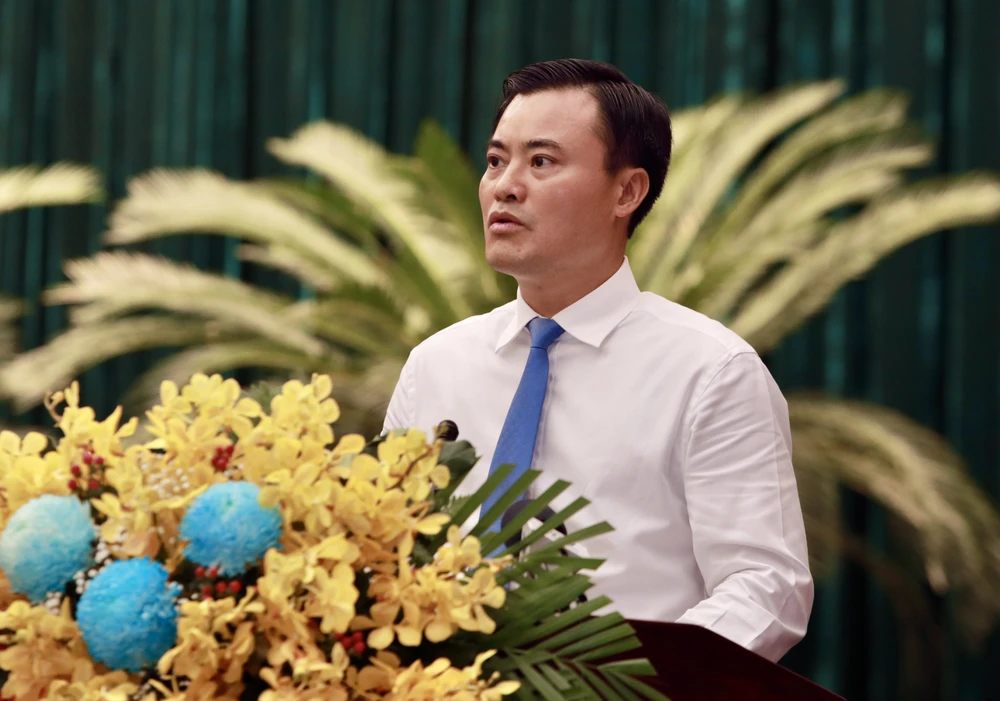 Ông Bùi Xuân Cường, Phó Chủ tịch UBND TP.HCM. Ảnh: NGUYỆT NHI UBND-TP.HCM-PHAN-CONG-CONG-TAC-10.jpg