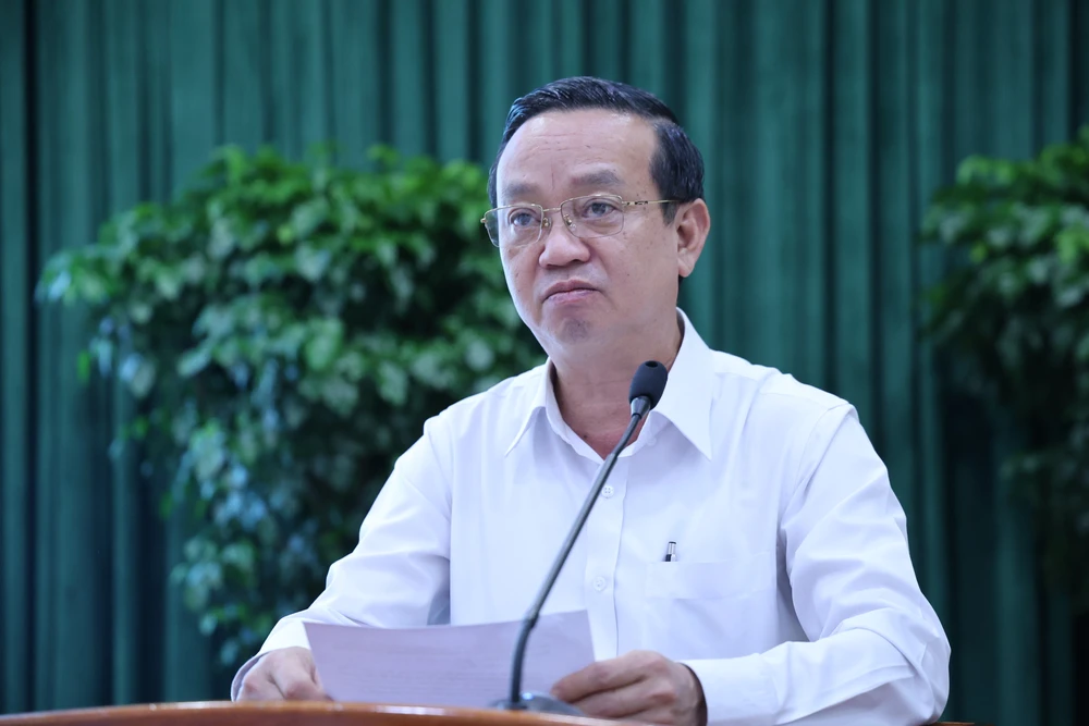 Ông Bùi Minh Thạnh, Phó Chủ tịch UBND TP.HCM. Ảnh: LÊ THOA IMG_4986.JPG