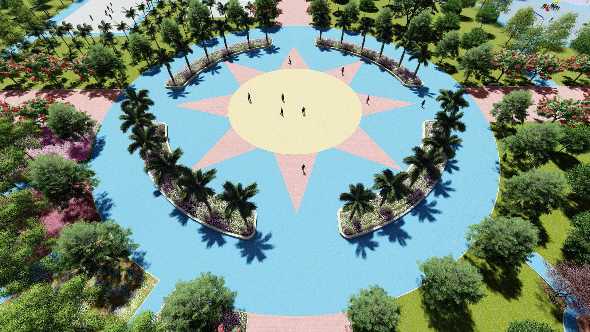 Xây công viên 54 tỉ đồng trong 210 ngày 4 TPHCM khởi công công viên Thạnh Lộc gần 54 tỉ đồng - Ảnh 4.