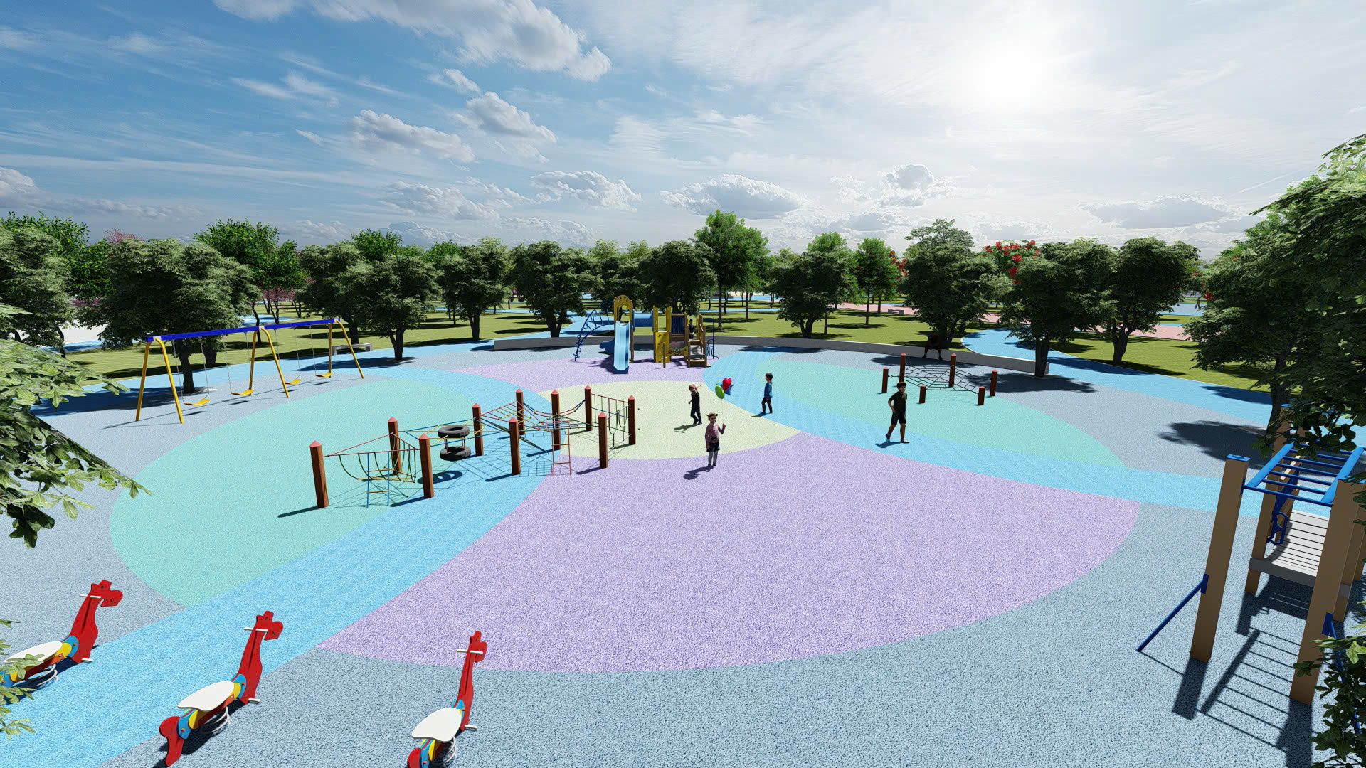 Xây công viên 54 tỉ đồng trong 210 ngày 6 TPHCM khởi công công viên Thạnh Lộc gần 54 tỉ đồng - Ảnh 6.