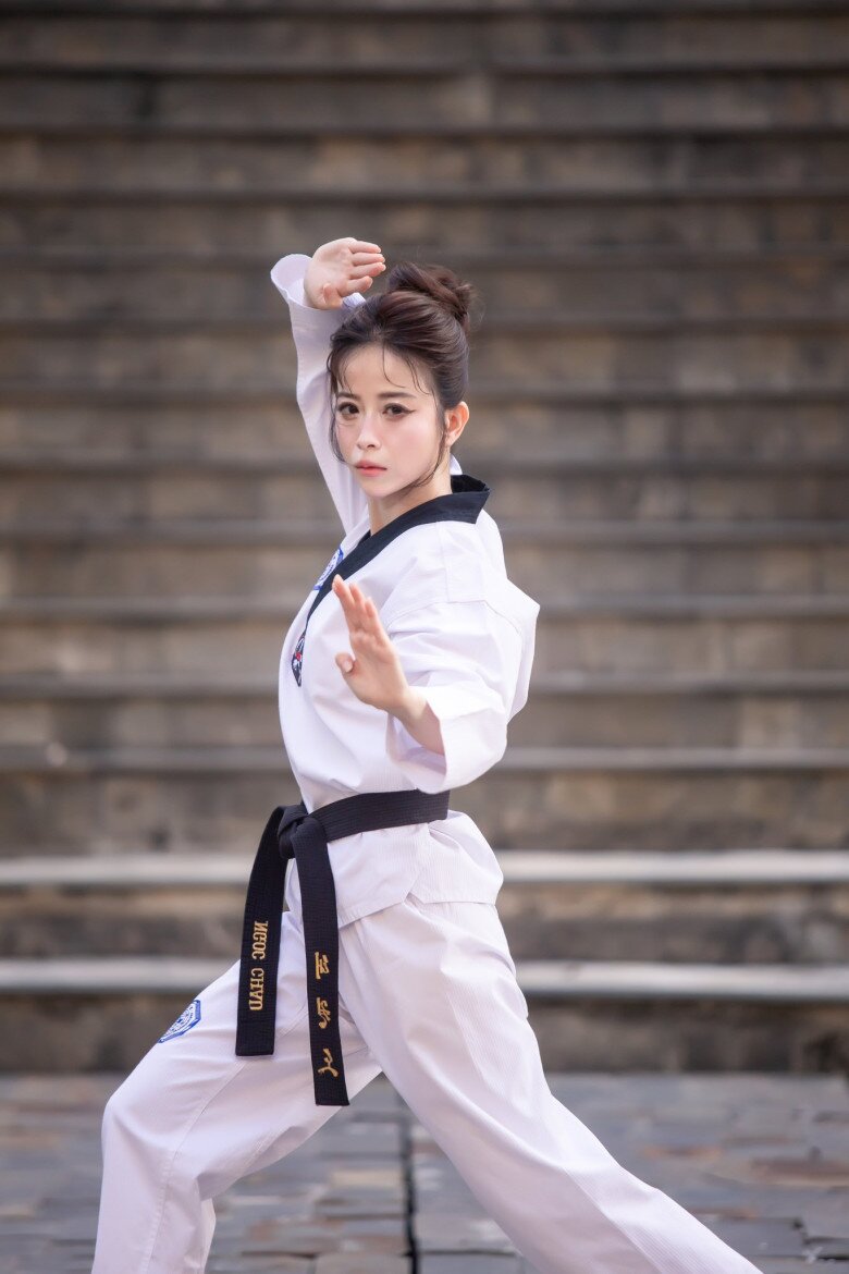 Châu Tuyết Vân là “hoa khôi taekwondo” của thể thao Việt Nam.