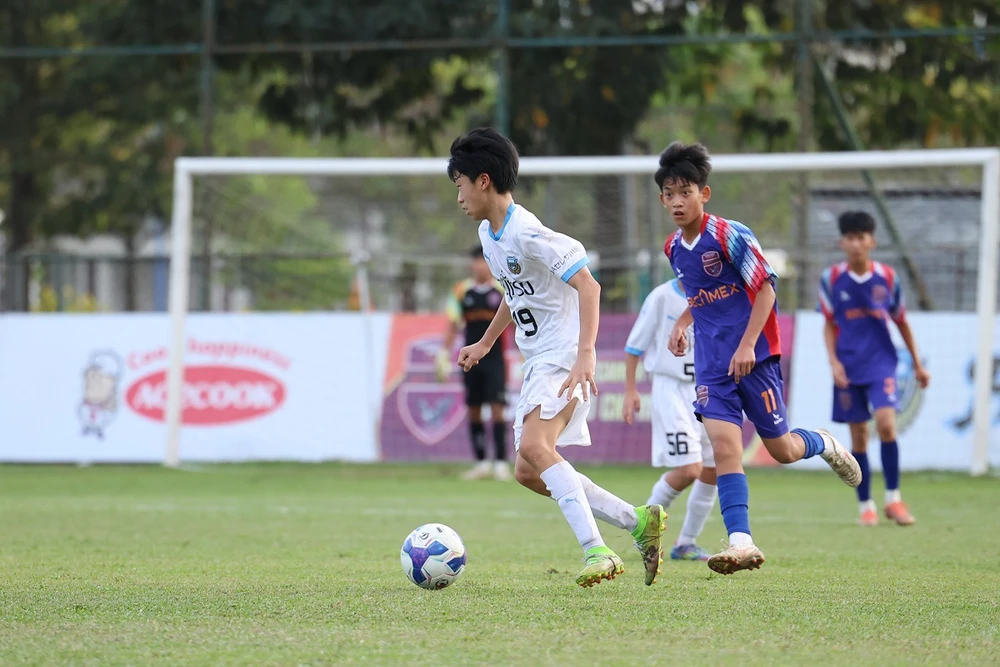 Giải bóng đá Thiếu niên Quốc tế U-13 Việt Nam - Nhật Bản lần thứ VII sẽ diễn ra từ ngày 18-12 đến ngày 21-12-2025 tại Phường Bình Dương, TP.HCM. Ảnh: TV. 12-doi-tranh-tai-tai-giai-bong-da-thieu-nien-quoc-te-u-13-viet-nam-nhat-ban-.JPG