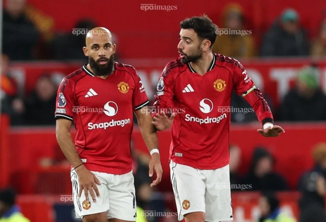 Đội trưởng Bruno chưa muốn cập bến Saudi Pro League. Ảnh: EPA. bruno-tiet-lo-gay-chan-dong-man-united-ban-toi-voi-gia-100-trieu-bang (3).jpg