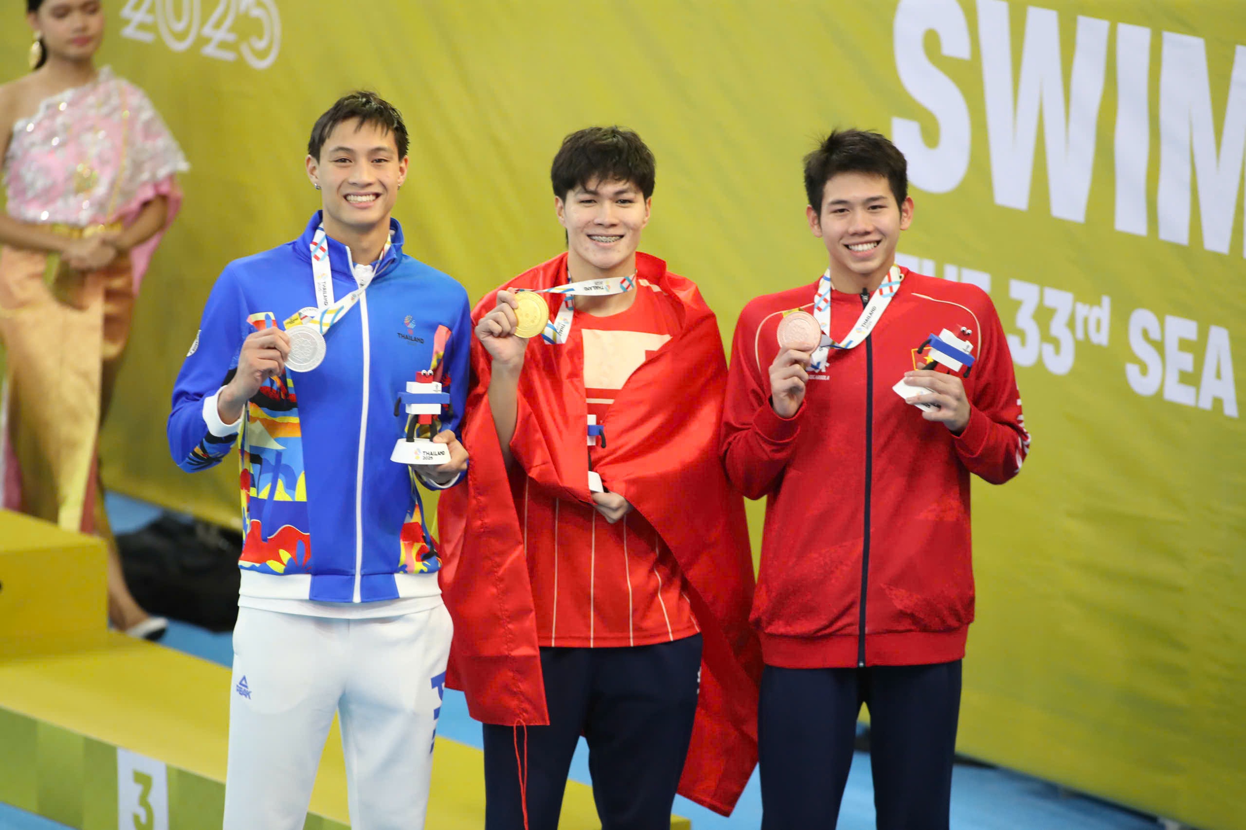 Bơi bất ngờ có tấm HCĐ tiếp sức nữ lịch sử 5 SEA Games 33 ngày 10-12: Bơi bất ngờ có tấm HCĐ tiếp sức nữ lịch sử - Ảnh 5.