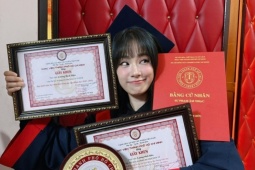 Lương Bích Hữu tốt nghiệp đại học ở tuổi 41