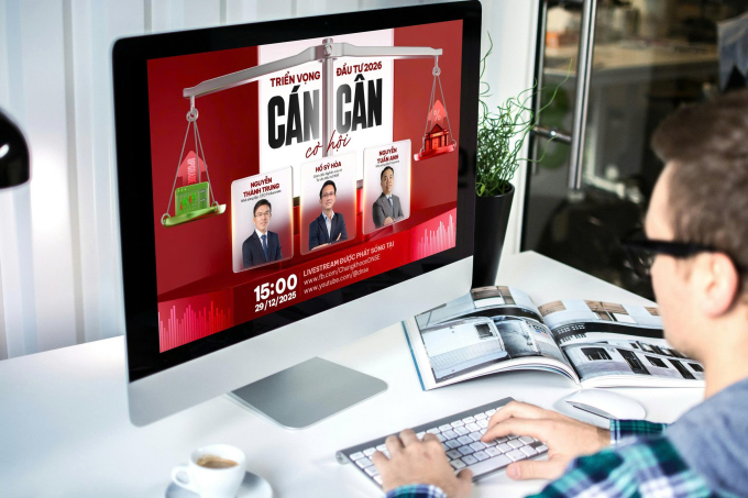 DNSE sẽ tổ chức livestream đặc biệt Triển vọng đầu tư 2026 - Cán cân và cơ hội vào 15h ngày 29/12. Ảnh: DNSE