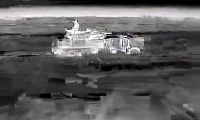 Tổ hợp được cho là Pantsir-S2 trong ảnh công bố ngày 18/12. Ảnh: SBU