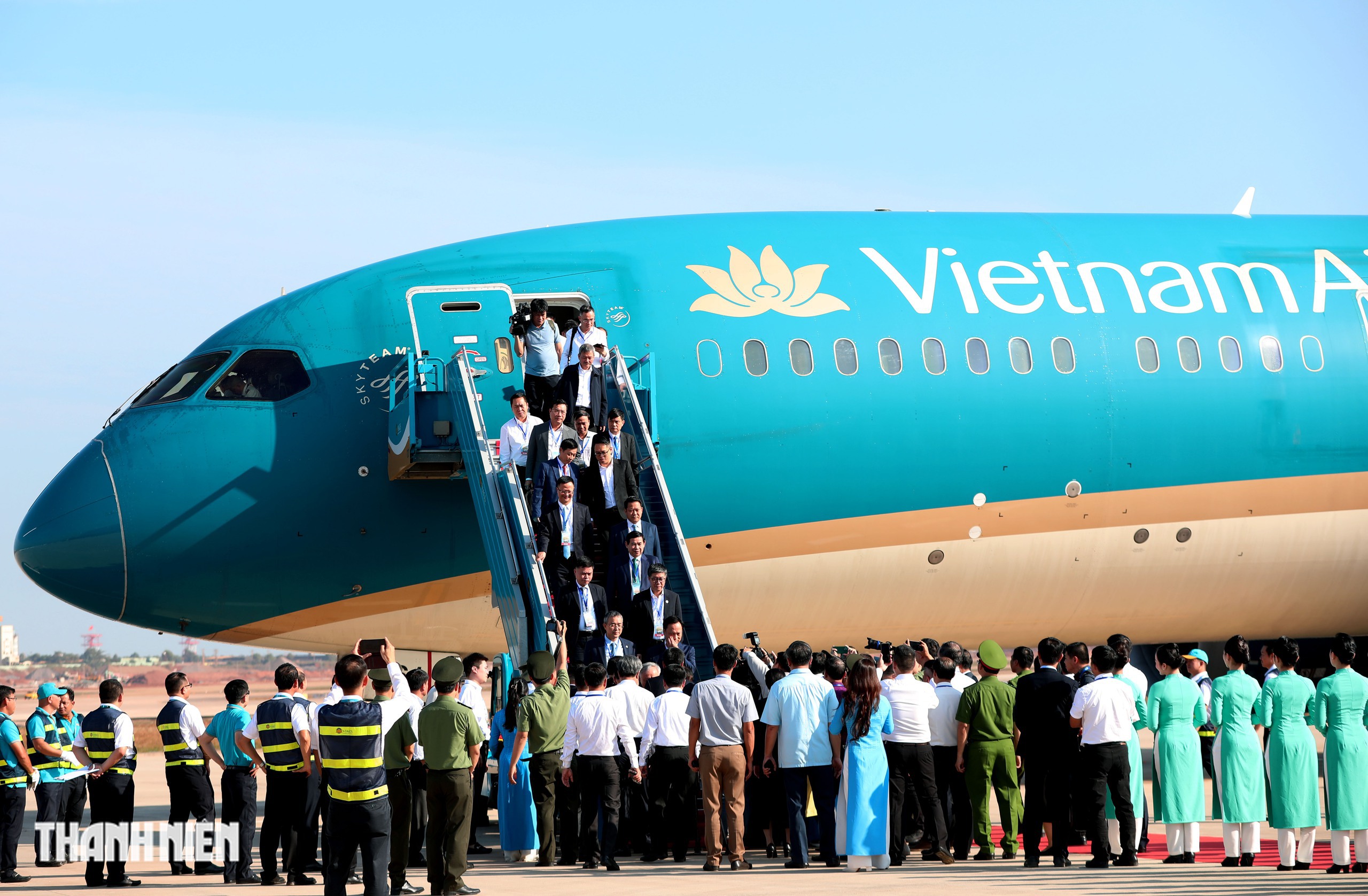 Sân bay Long Thành đón Boeing 787 Dreamliner trong ngày lịch sử 19.12- Ảnh 9. Sân bay Long Thành đón Boeing 787 Dreamliner trong ngày lịch sử 19.12- Ảnh 9.