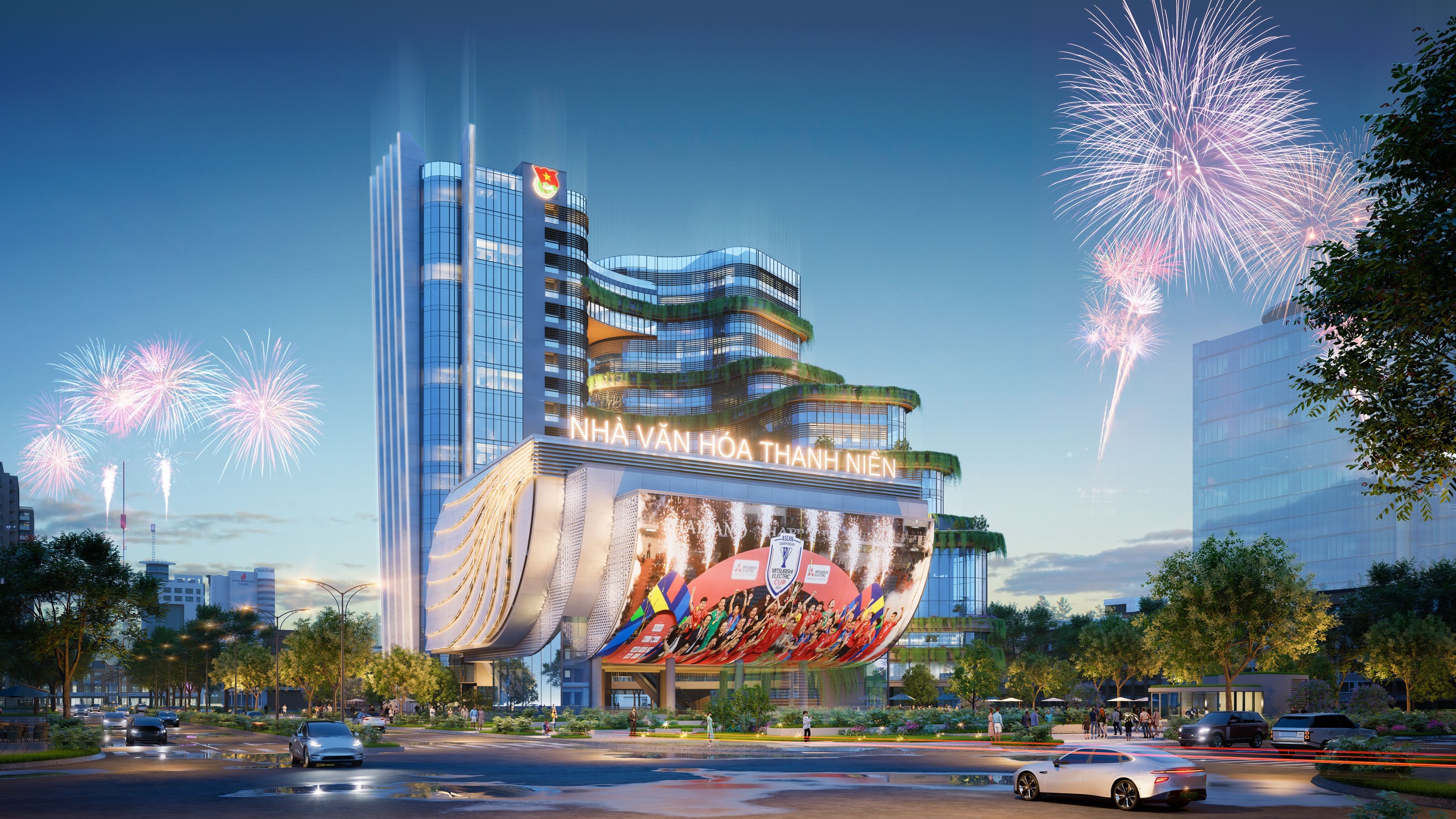 Khởi công Nhà văn hóa Thanh niên TP.HCM 25 tầng, tổng đầu tư hơn 2.240 tỉ đồng 7 Nhà Văn hoá Thanh niên TP.HCM - Ảnh 7.