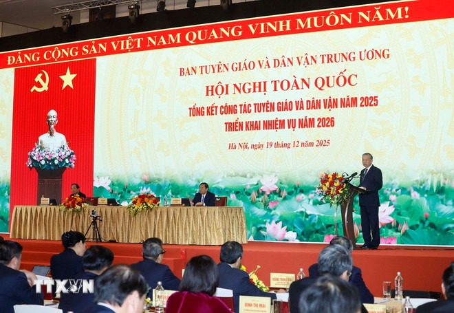 Tổng Bí thư Tô Lâm: Xây dựng đội ngũ cán bộ tuyên giáo, dân vận 