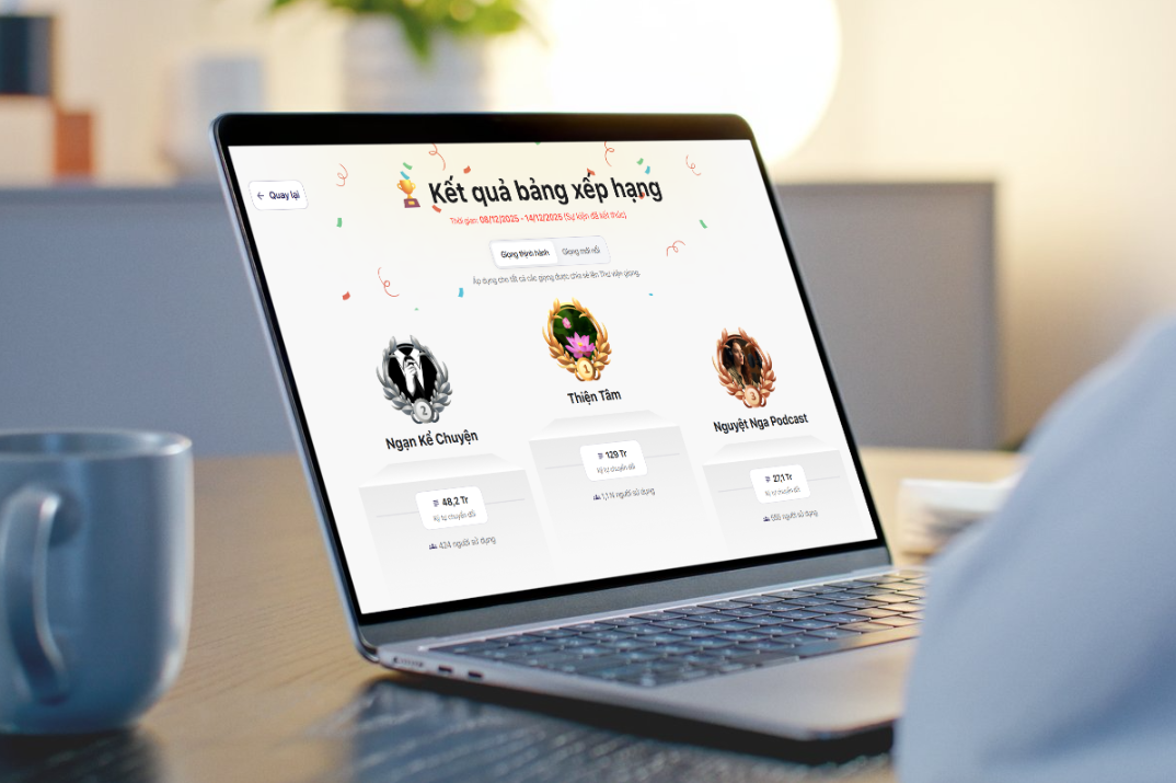 ‘Chợ giọng nói AI’ tiên phong: Thu nhập thụ động từ giọng nói của bạn với Vbee - Ảnh 3.