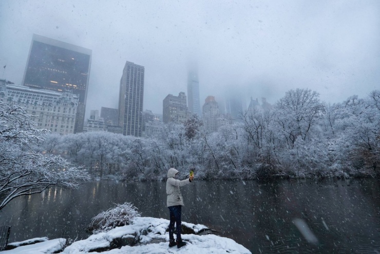 New York như xứ thần tiên trong tận tuyết đầu mùa 5 New York như 'xứ thần tiên' trong tận tuyết đầu mùa - 4