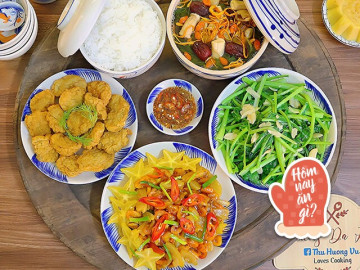 Hôm nay nấu gì: Cơm tối đầy ắp món ngon 11 Hôm nay nấu gì: Bữa cơm 4 món cả nhà ăn hết sạch, bõ công vào bếp