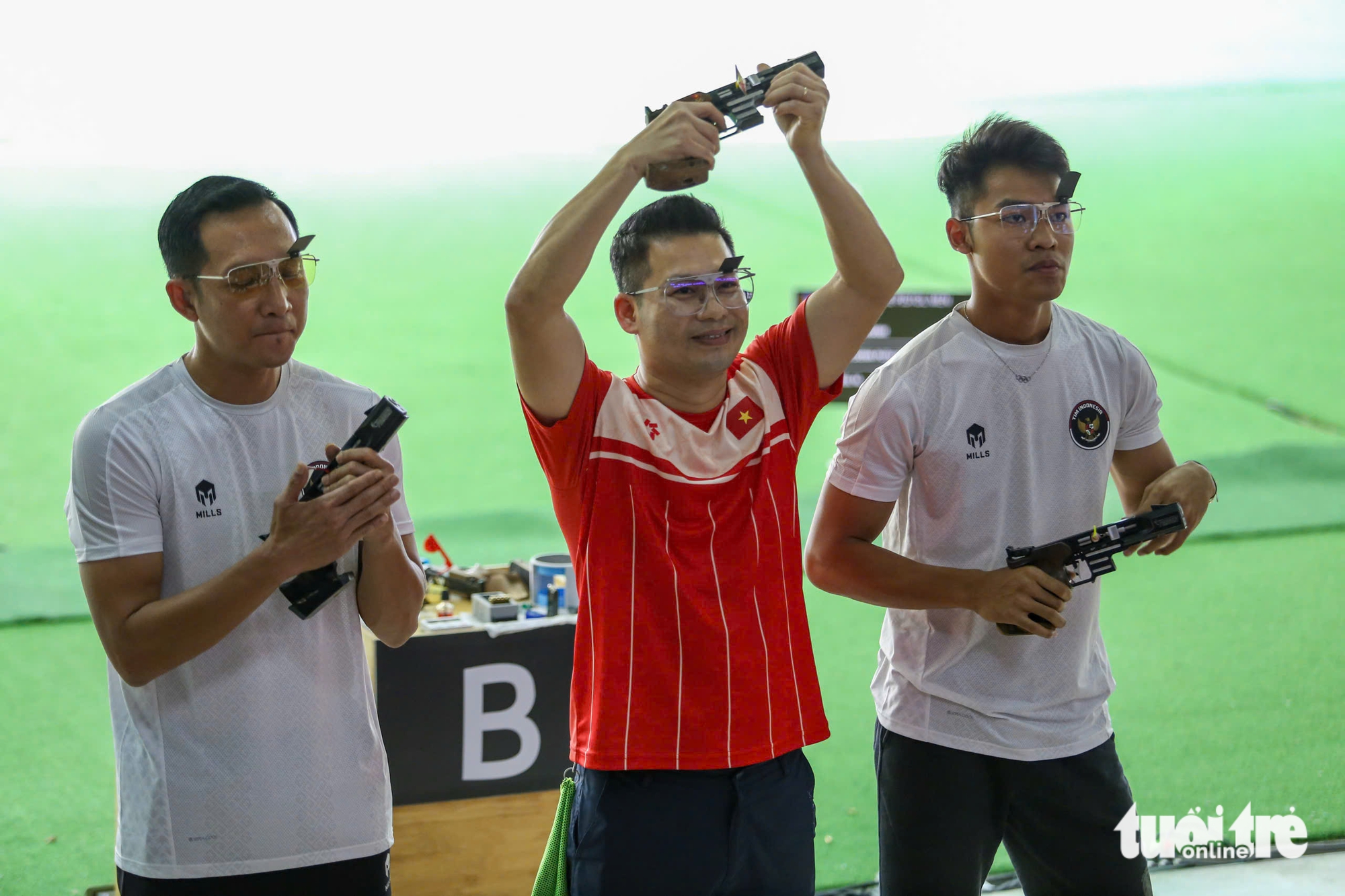 Xạ thủ 40 tuổi giành HCV, phá luôn kỷ lục SEA Games 4 SEA Games - Ảnh 4.