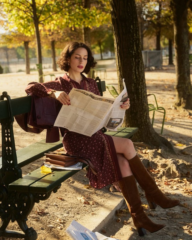 Diện váy dài mùa này không thể thiếu boots - Ảnh 2.