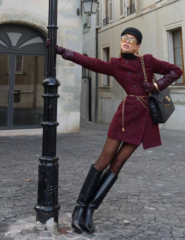 Diện váy dài mùa này không thể thiếu boots - Ảnh 9.