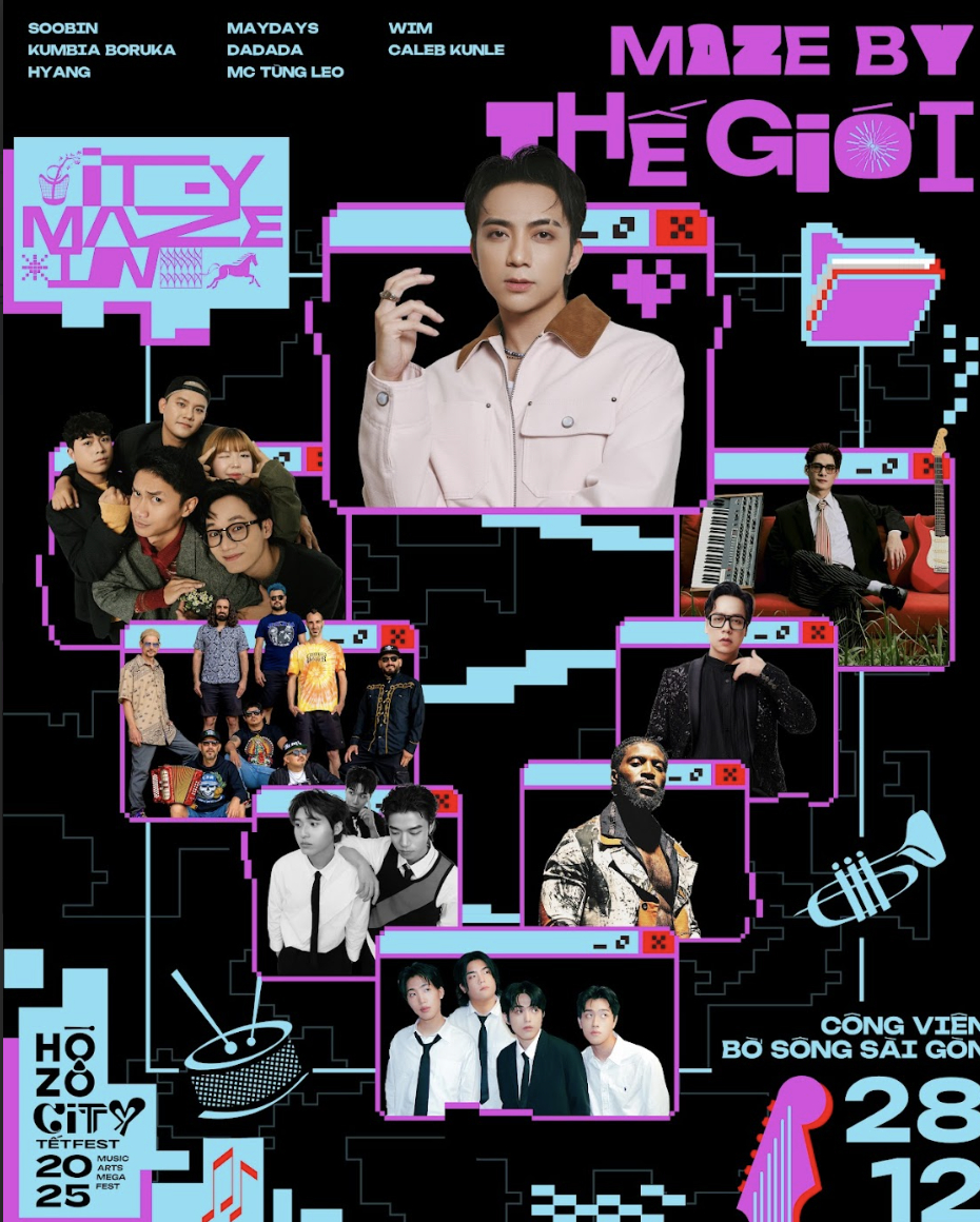 Mỹ Tâm - SOOBIN - HIEUTHUHAI cùng dàn sao Việt đổ bộ HOZO CITY TẾT FEST 2025, sẵn sàng khuấy đảo “3 đêm không ngủ”- Ảnh 3.