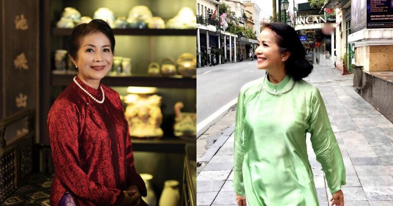 Nghệ sĩ Minh Trang sở hữu nhan sắc quý phái, sang trọng.