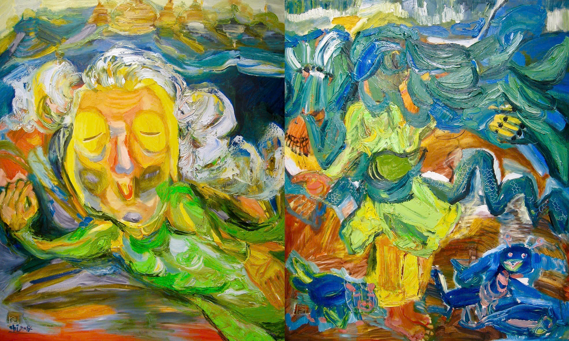 Họa sĩ Kim Chi và hành trình '20 năm đến với nghệ thuật'- Ảnh 3.