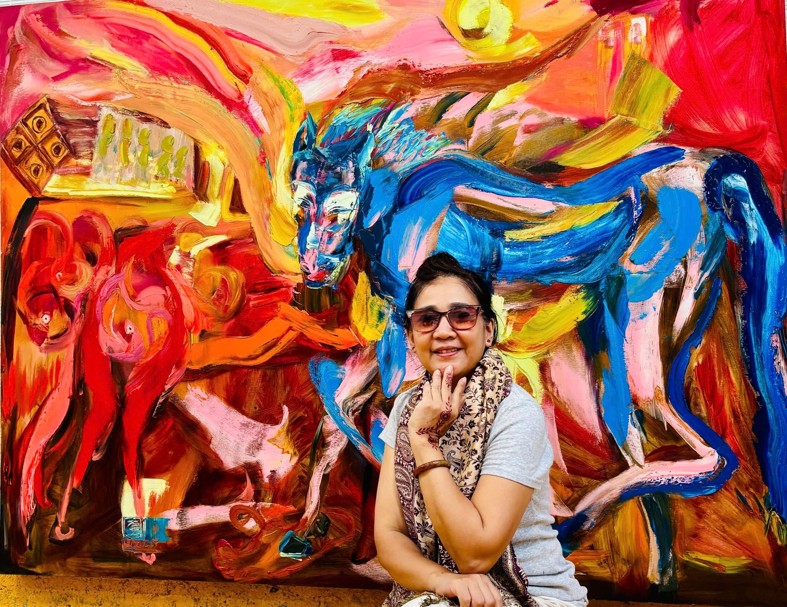 Họa sĩ Kim Chi và hành trình '20 năm đến với nghệ thuật'- Ảnh 4.