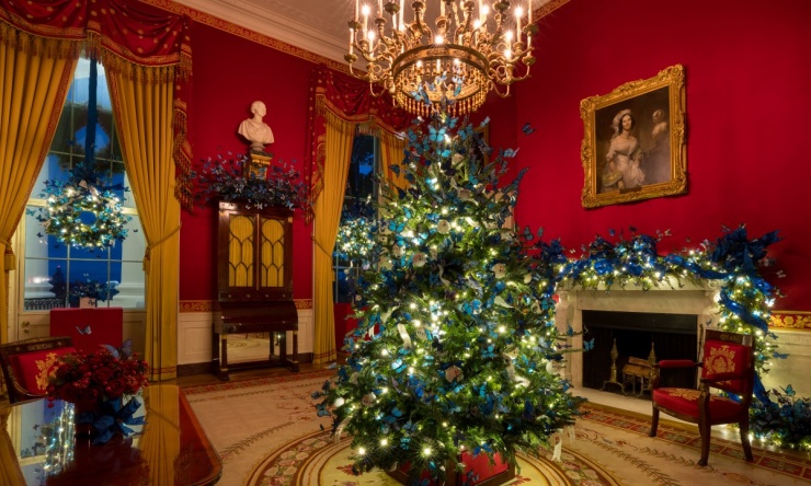 Nhà Trắng trang hoàng chủ đề Giáng sinh đón khách tham quan - 4