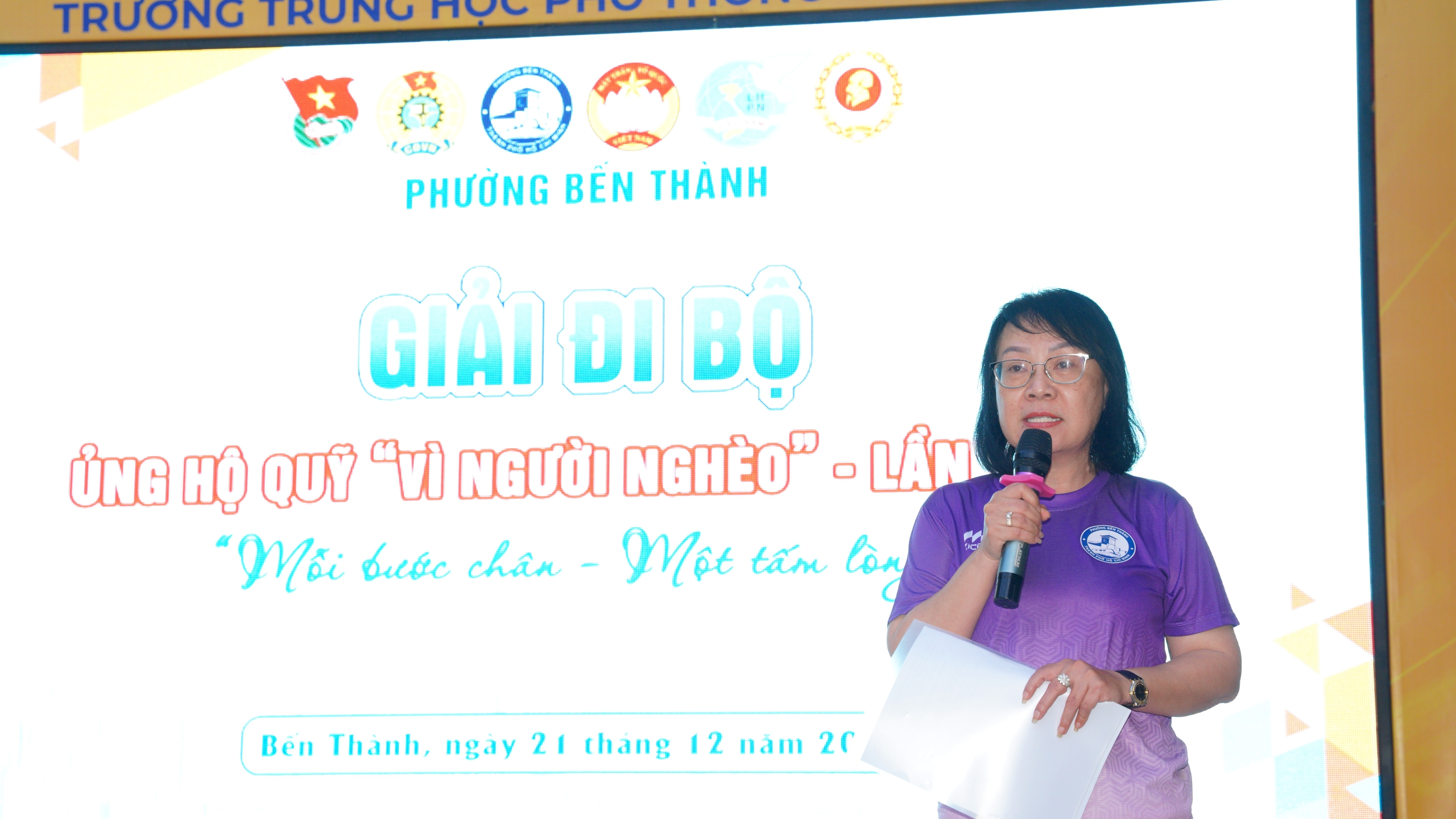 Phường Bến Thành, TP HCM tổ chức giải đi bộ gây quỹ chăm lo người yếu thế - Ảnh 3.