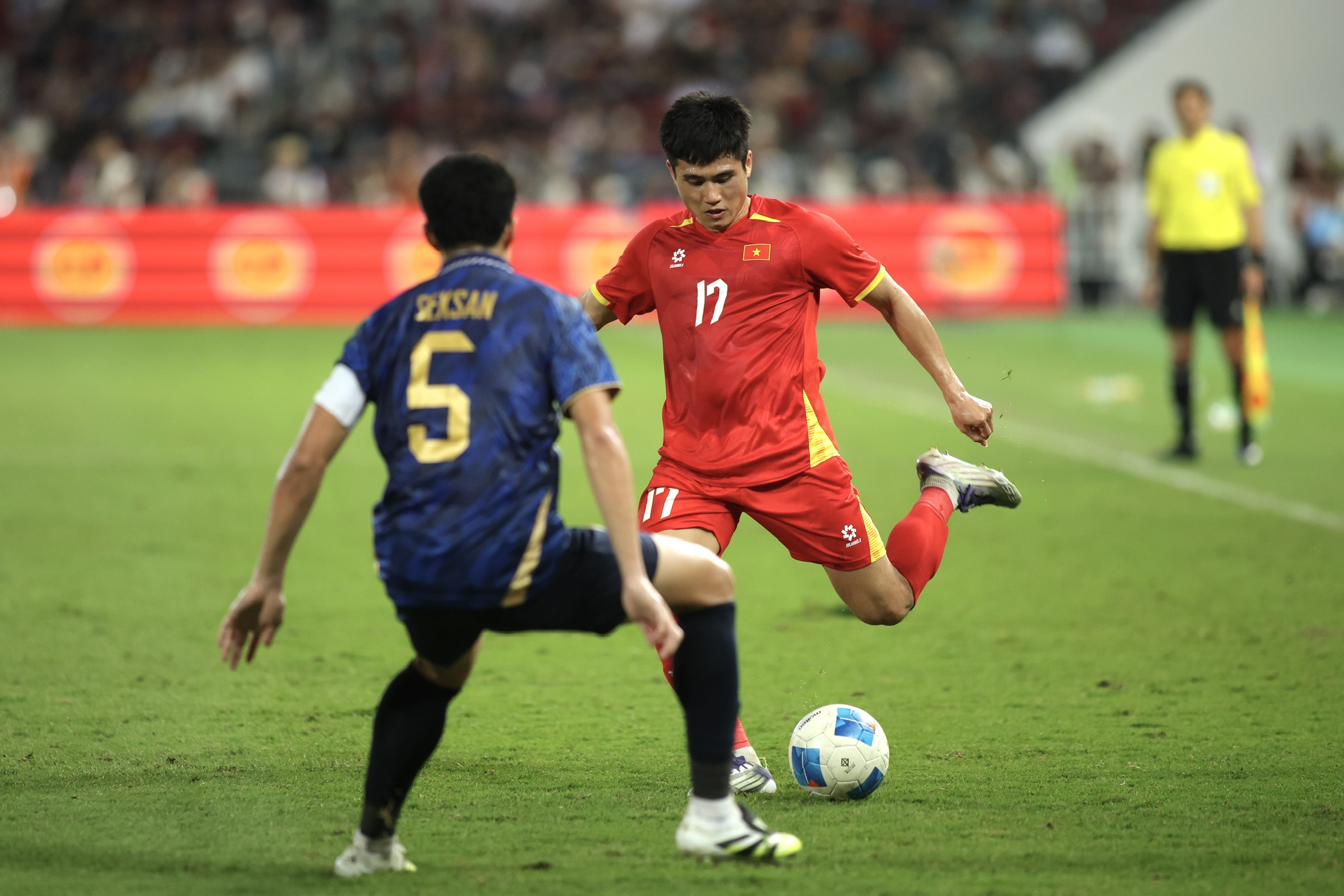 Ngoạn mục giành HCV SEA Games 33, U.23 Việt Nam làm gì để tái lập kỳ tích Thường Châu?- Ảnh 4. Ngoạn mục giành HCV SEA Games 33, U.23 Việt Nam làm gì để tái lập kỳ tích Thường Châu?- Ảnh 4.