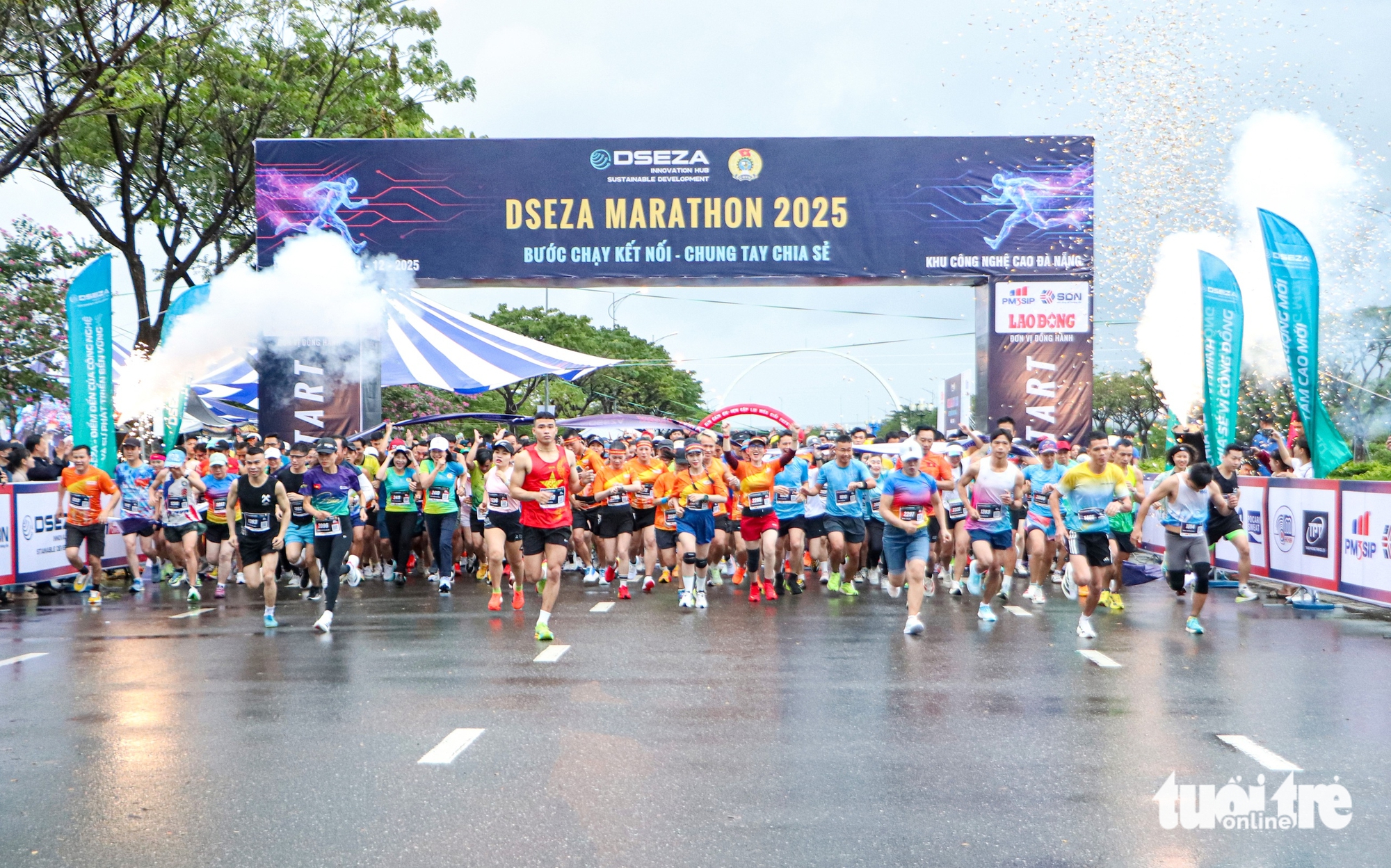 Hơn 800 công nhân cùng nhau hoàn thành thử thách tại DSEZA Marathon 2025 - Ảnh 6.