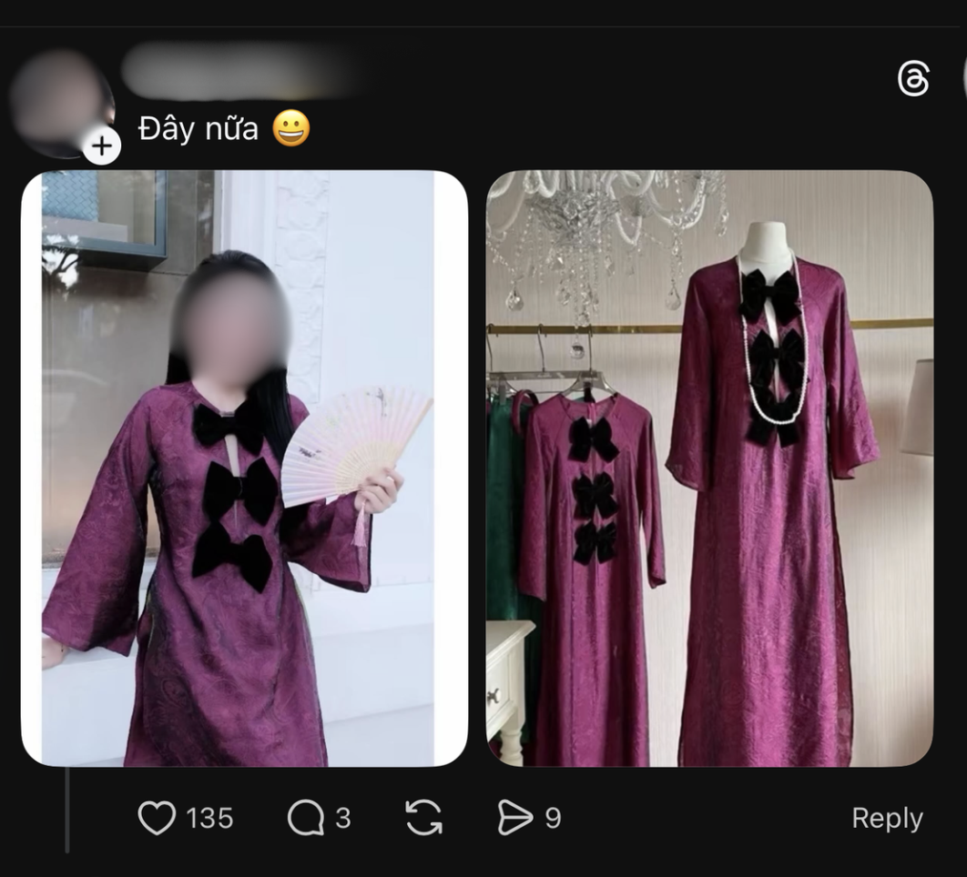 Sát Tết, hiện tượng local brand làm biến tướng áo dài lại xuất hiện: Giải thích thế nào cũng khó chấp nhận!- Ảnh 9.