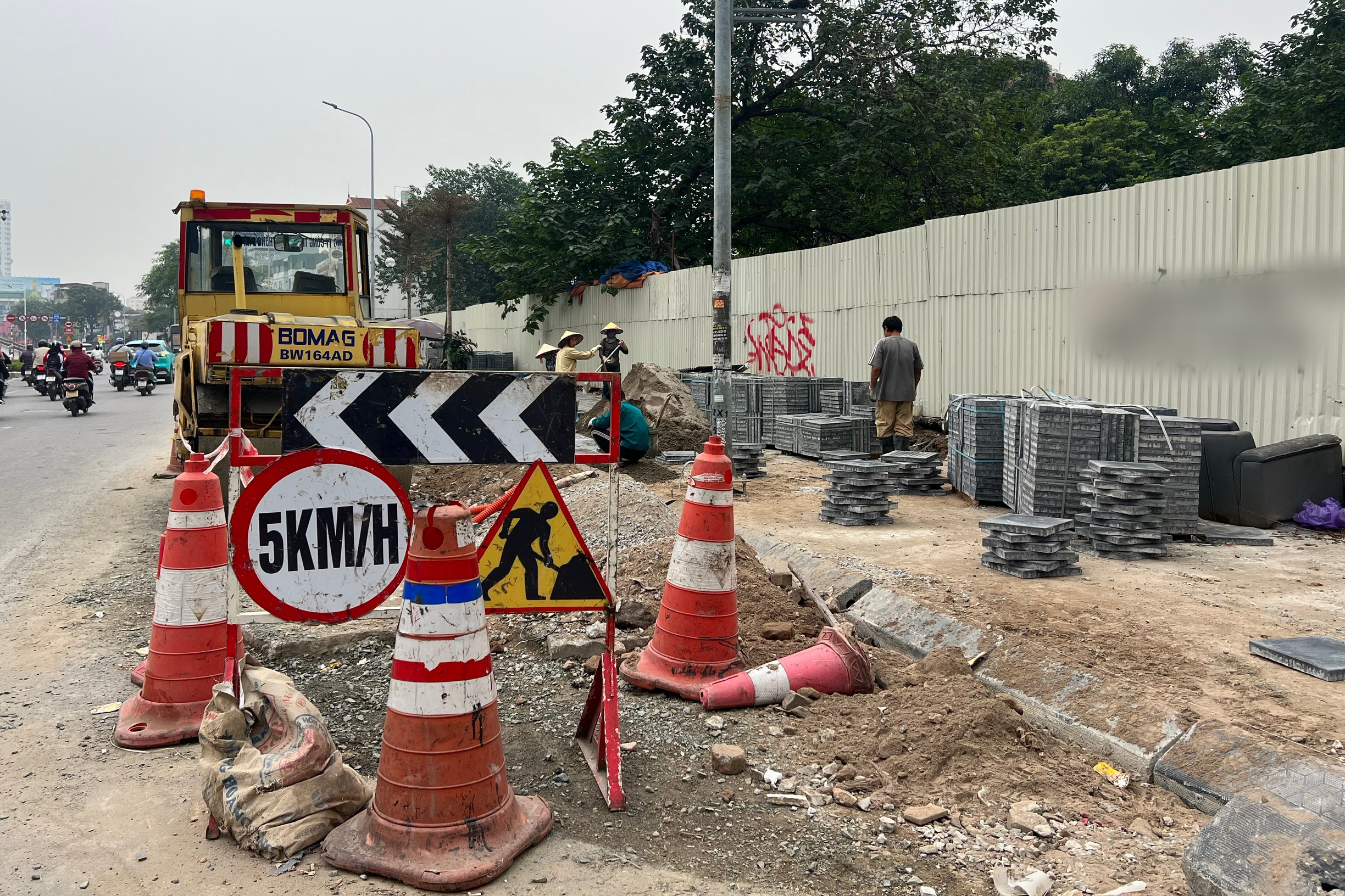 Hà Nội chặt hạ cây xanh, 'xén' vỉa hè để giảm ùn tắc - Ảnh 8.