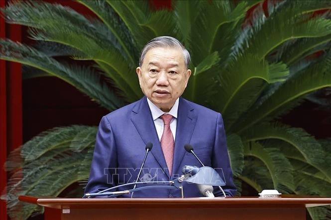 Tổng Bí thư Tô Lâm phát biểu khai mạc Hội nghị Trung ương 15 - Ảnh 3.